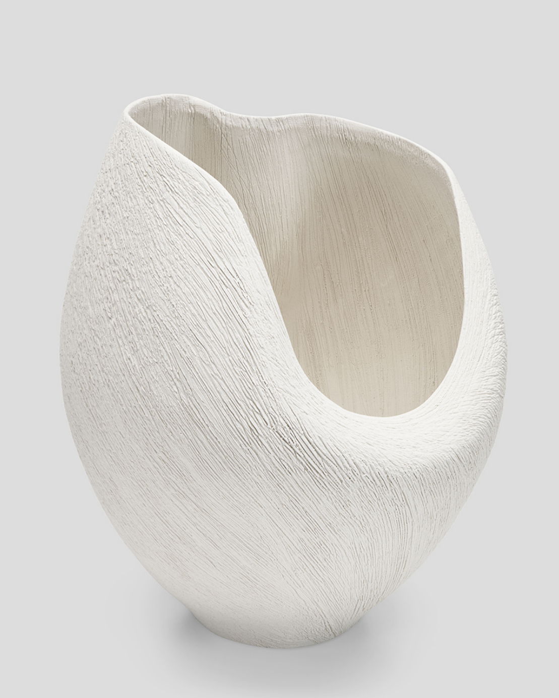 Nebula Deep Vase Ivory