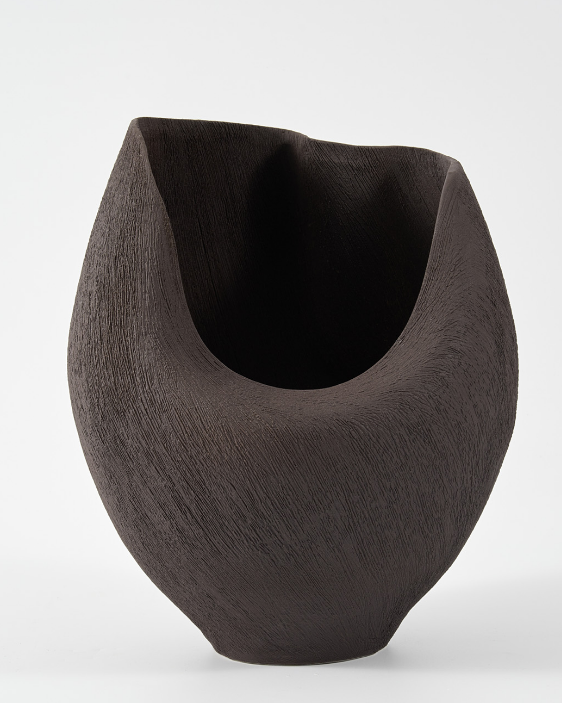 Nebula Deep Vase Chocolate Brush