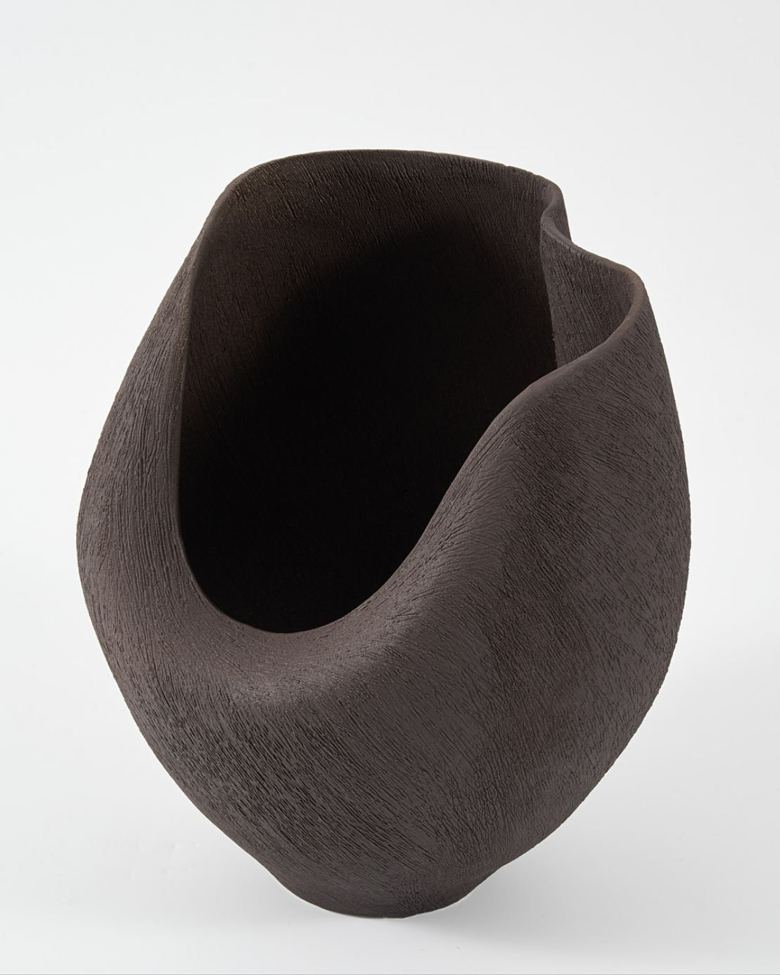 Nebula Deep Vase Chocolate Brush