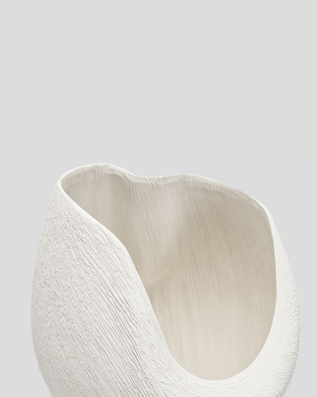 Nebula Deep Vase Ivory