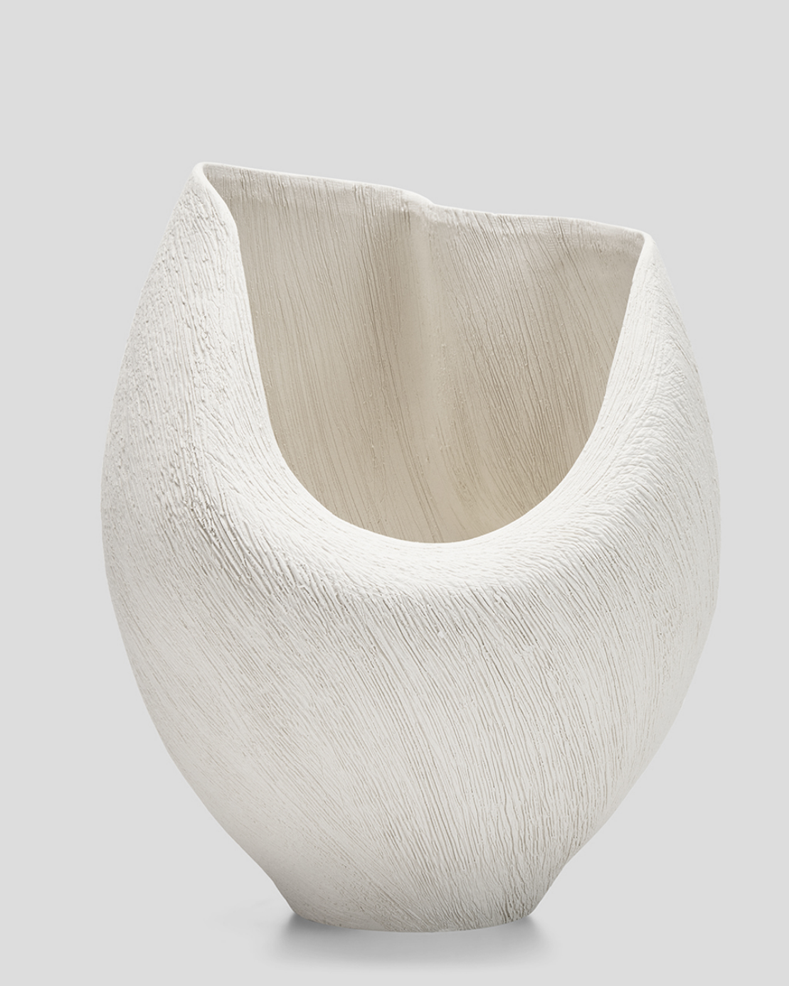 Nebula Deep Vase Ivory