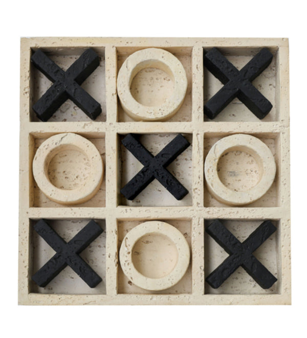Travertine Noughts and Crosses