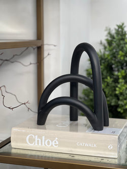 Mila Arched Sculpture Black