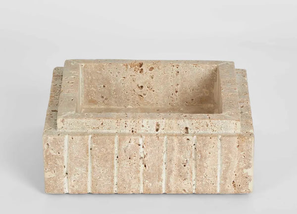 Trey Travertine Box