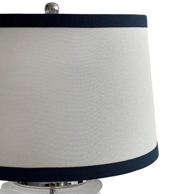 Charlotte Table Lamp Navy Trim