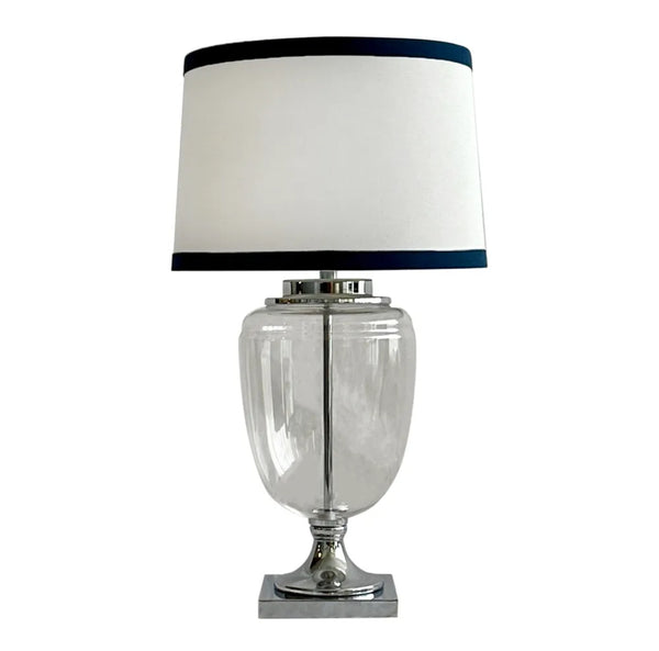 Charlotte Table Lamp Navy Trim