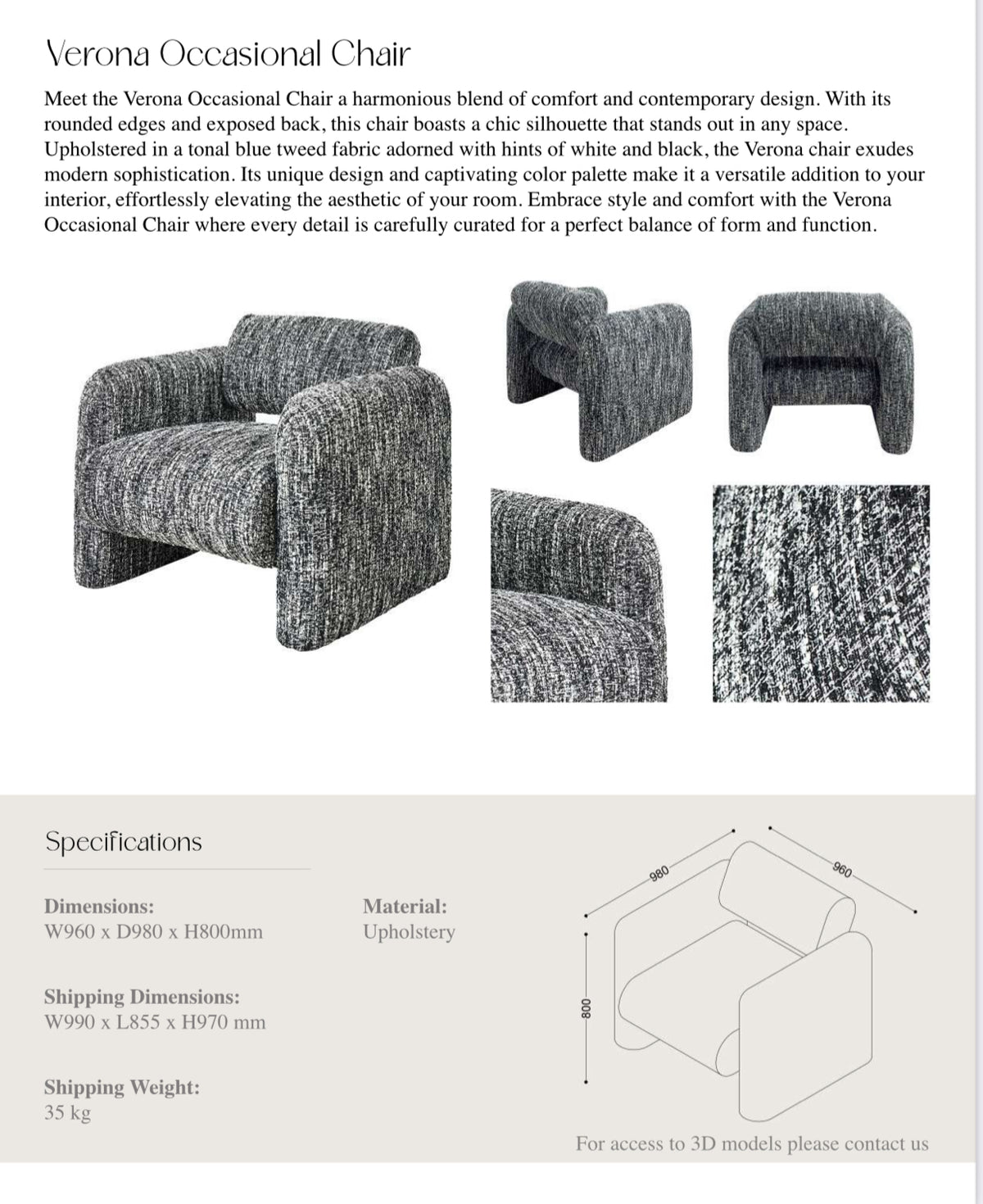 Verona Occasional Chair