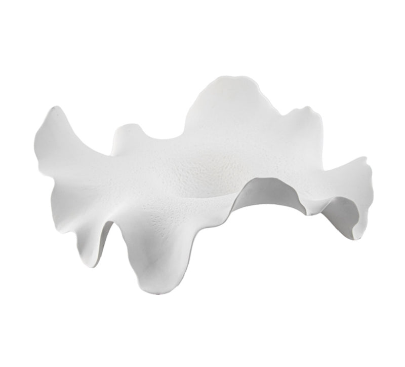 Bisque Abstract Bowl