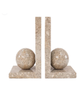 Oceanic Marble Bookends