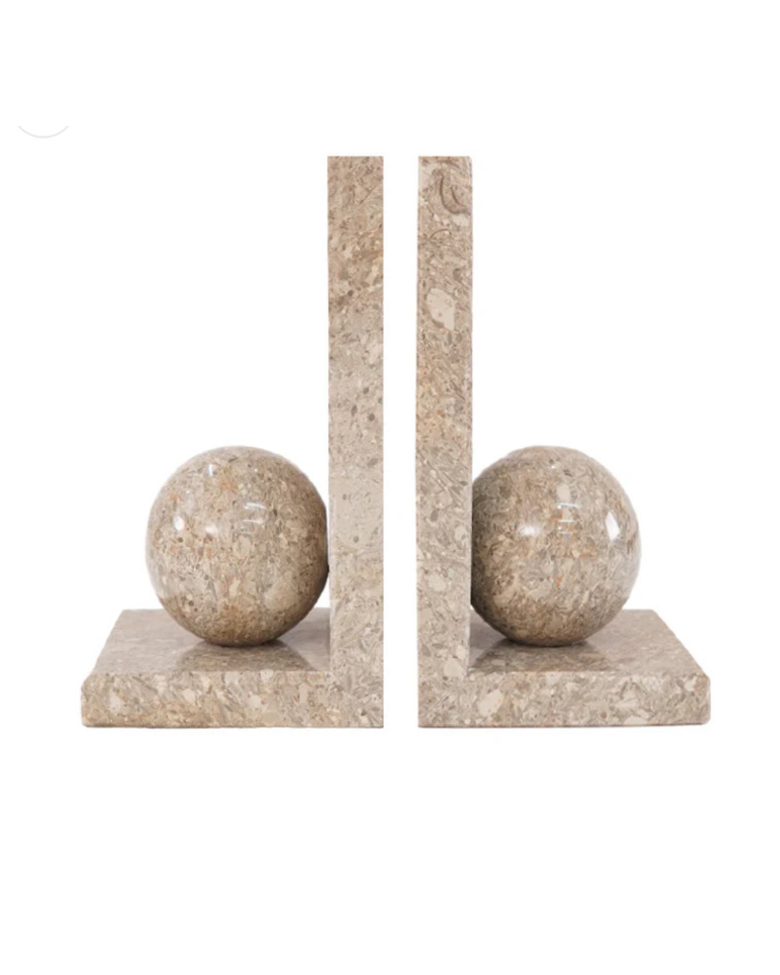 Oceanic Marble Bookends