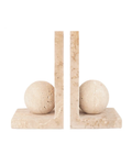 Travertine Bookends