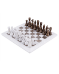 Marble Chess Set With Storage Box - Oceanic