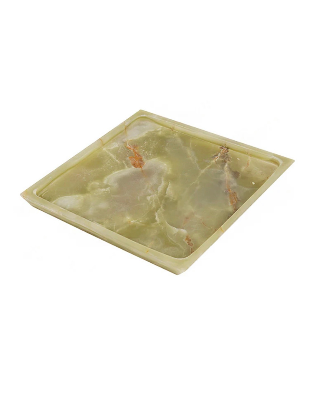 Ria Marble Tray Square Green