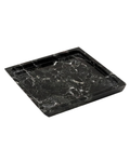 Ria Marble Tray Square Black