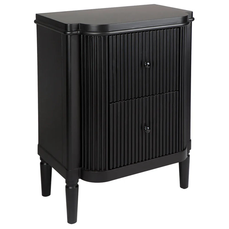 Jazelle Bedside Table Black