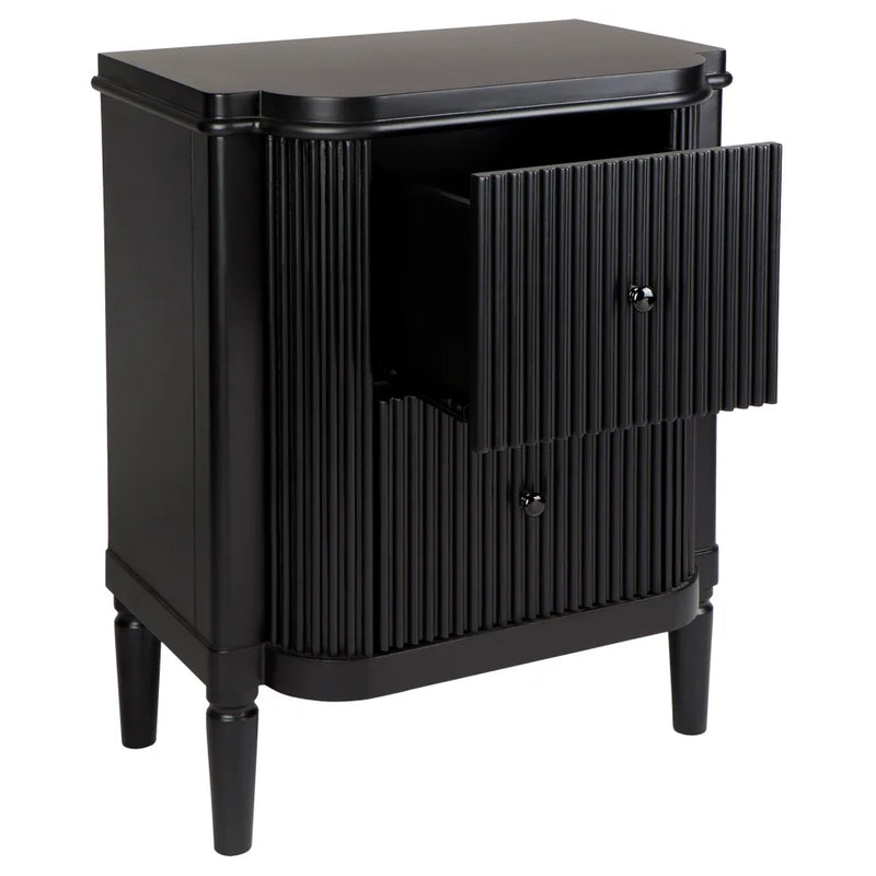 Jazelle Bedside Table Black