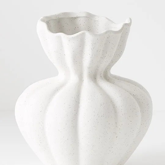 Basma Vase White