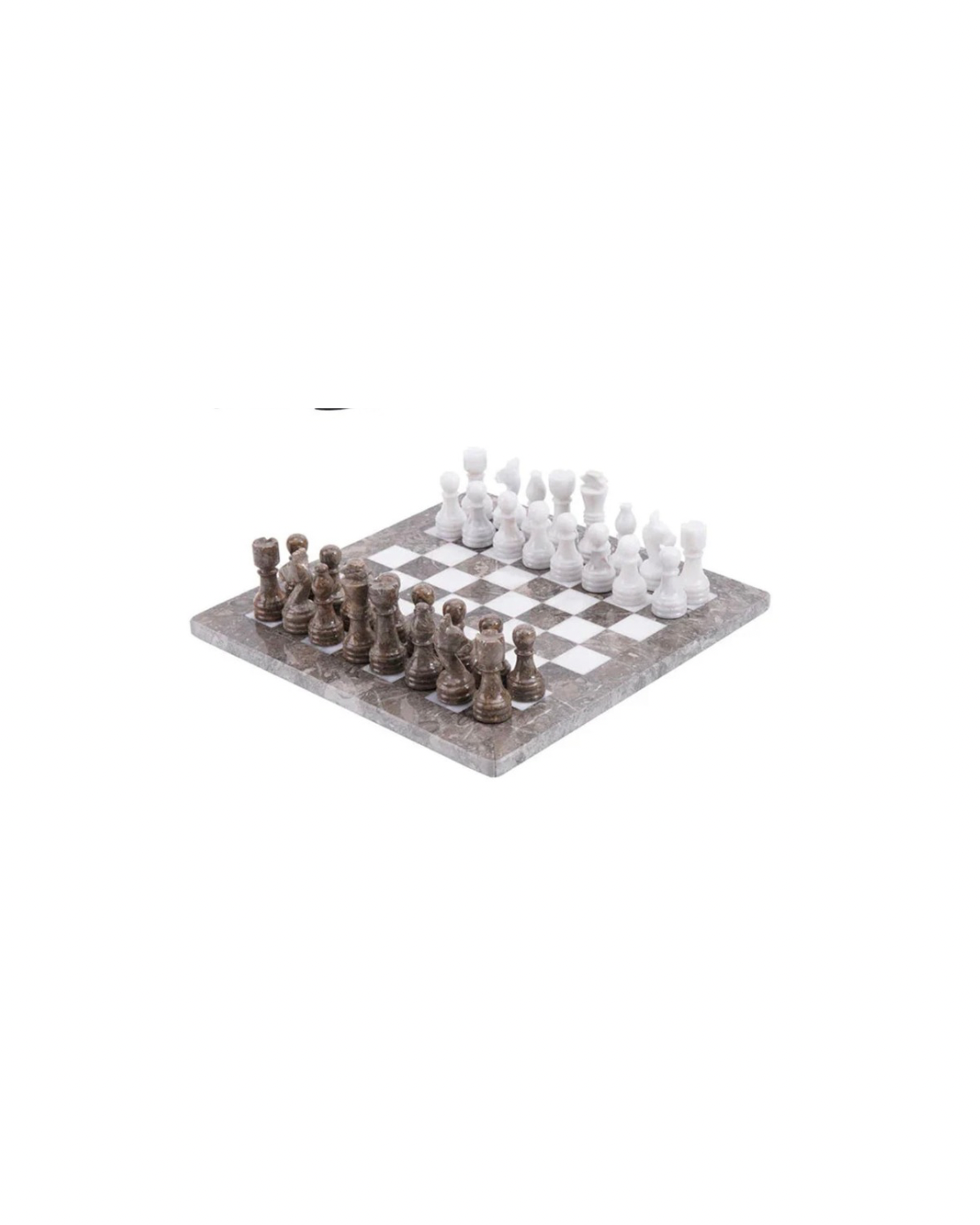 Marble Chess Set With Storage Box - Oceanic