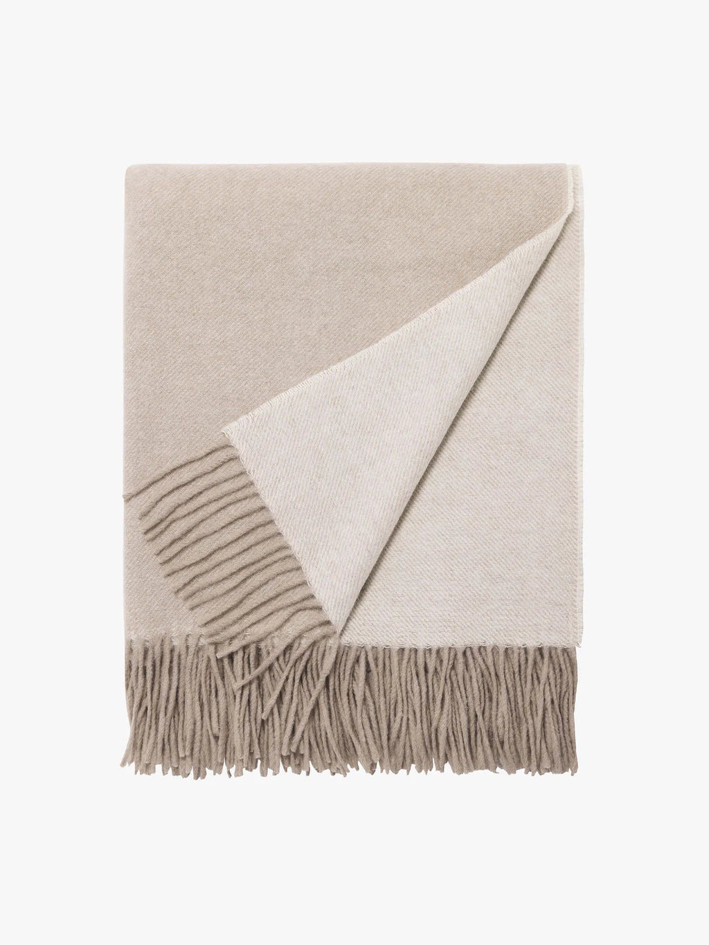 Ellis Cashmere Throw- Oatmeal