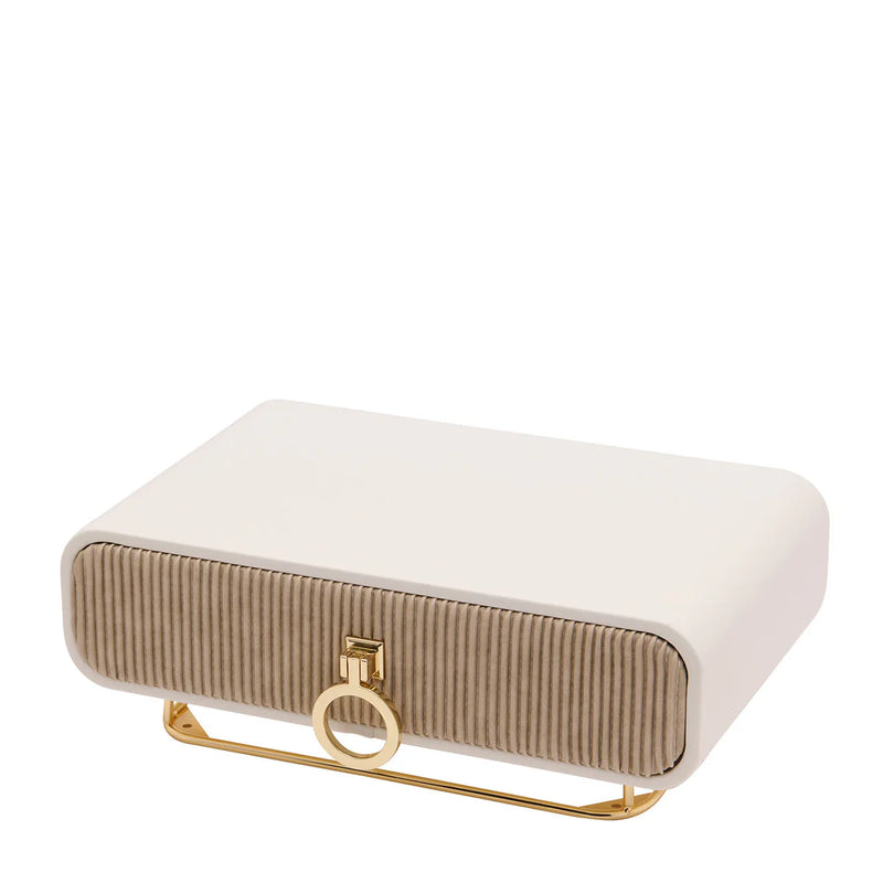 Camille White Jewellery Box