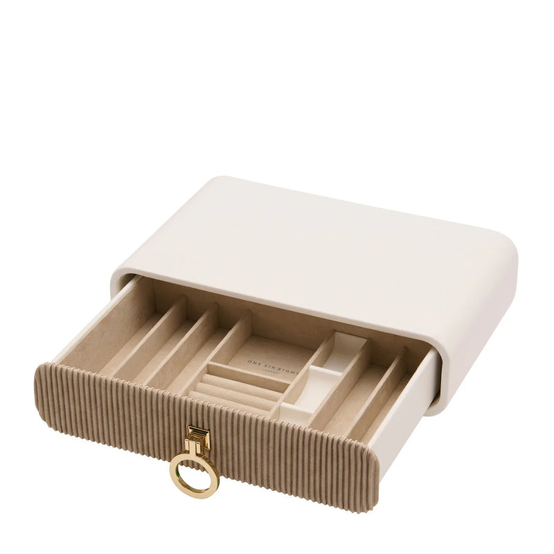 Camille White Jewellery Box
