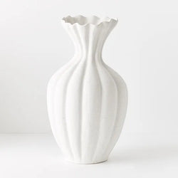 Basma Vase White