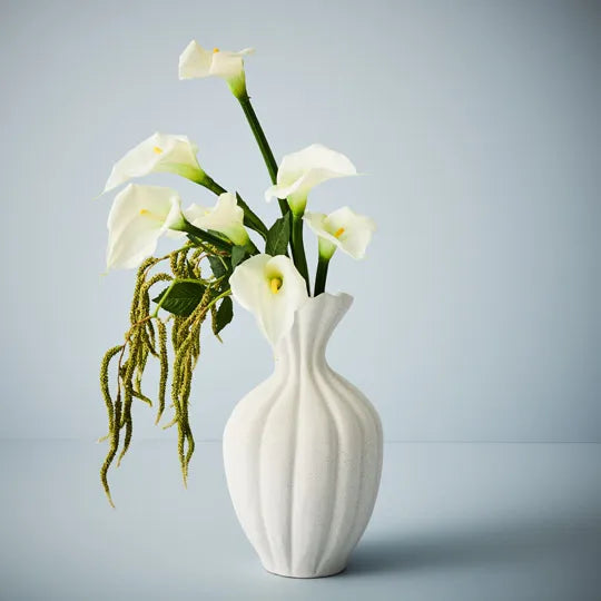 Basma Vase White