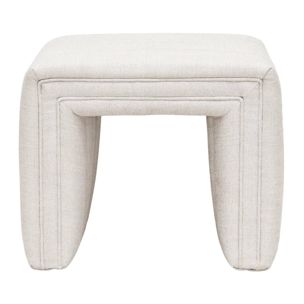 Savil Stool- Natural Linen