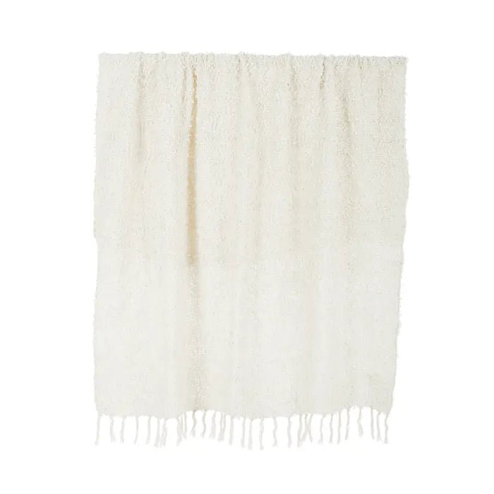 Burbaja Throw - Ivory