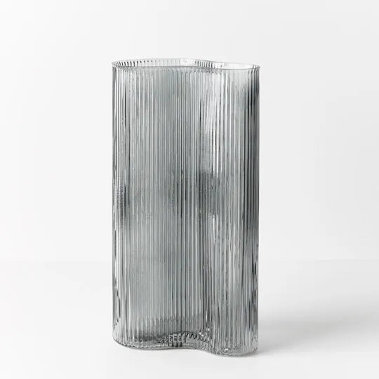 Ripple Vase Curve Smoke