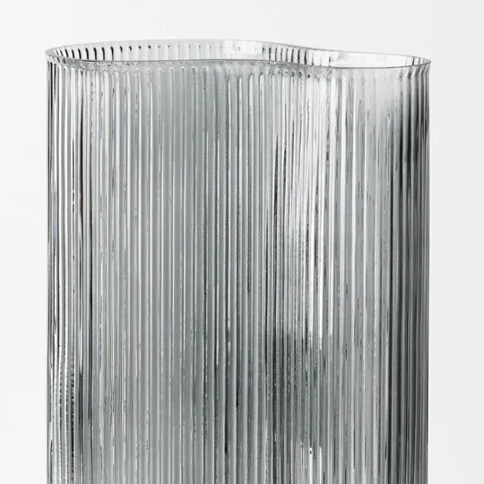 Ripple Vase Curve Smoke