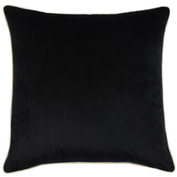 Ebony with White Piping