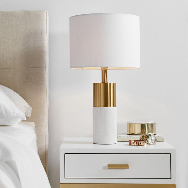 Carlo Table Lamp White