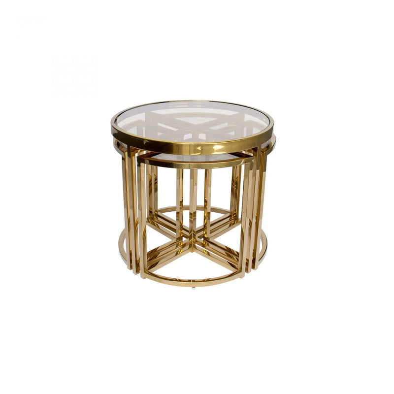 Coco Gold Nested Side Tables