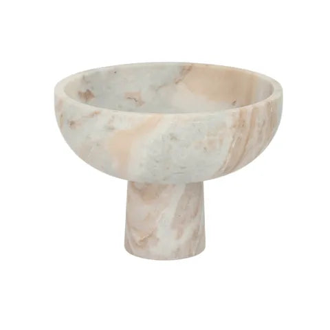 Marco Marble Footed Bowl