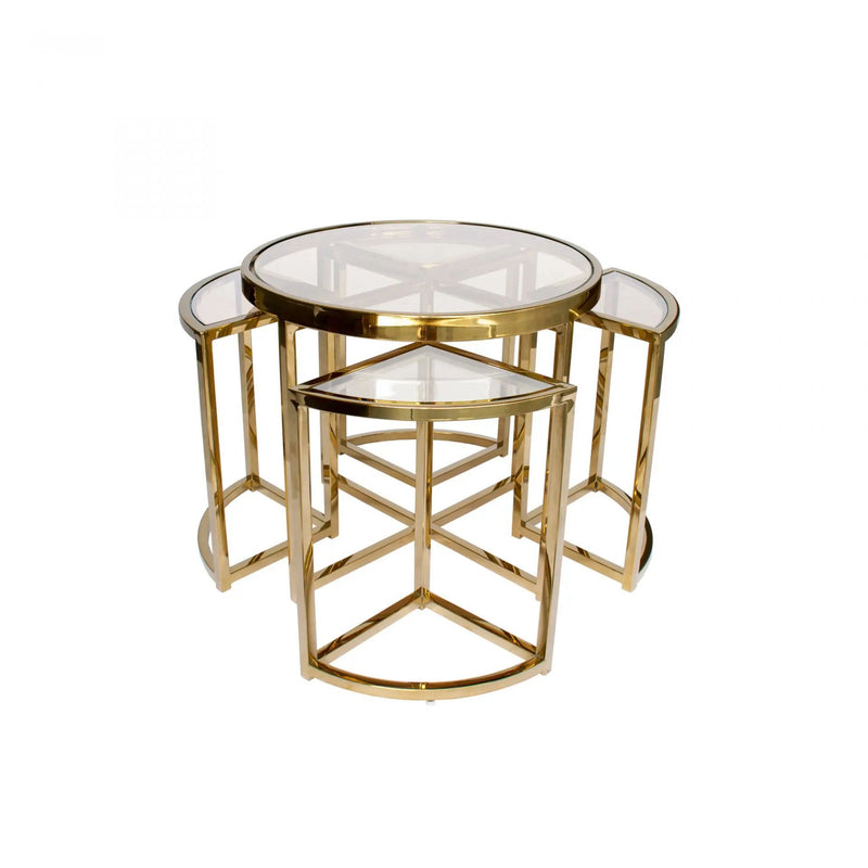 Coco Gold Nested Side Tables