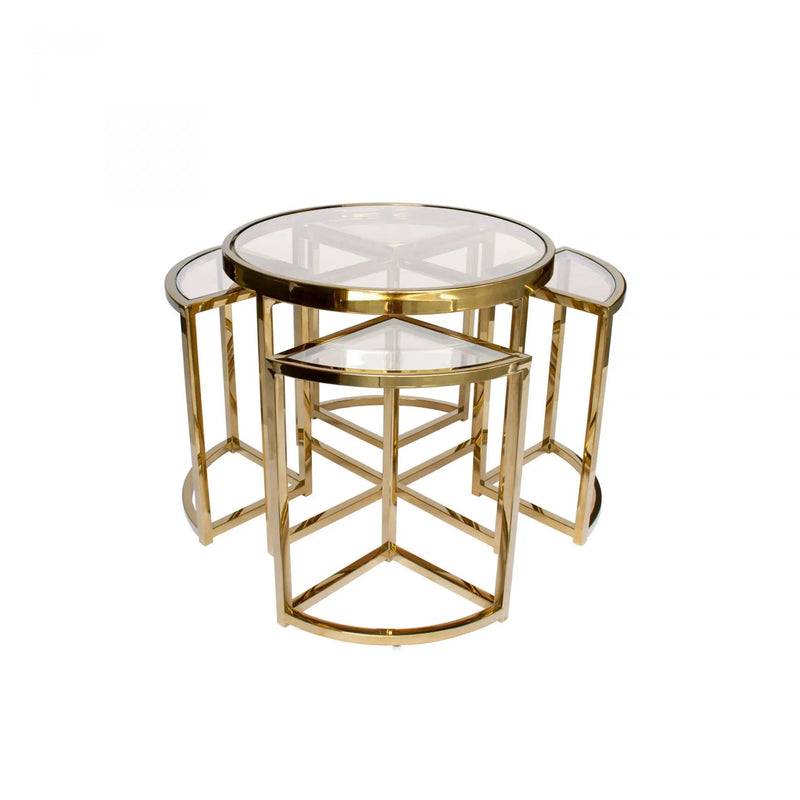 Coco Gold Nested Side Tables