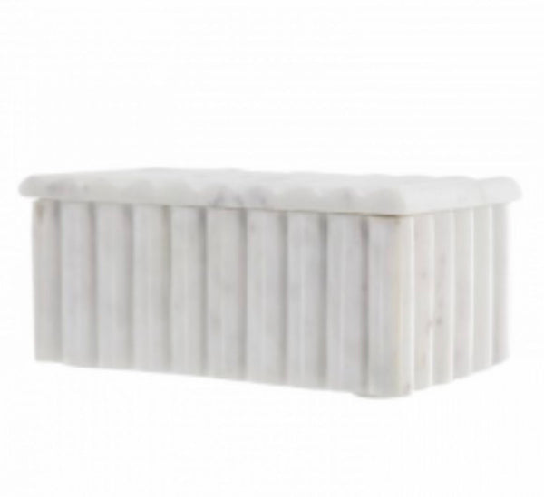 Ribbed Marble Box