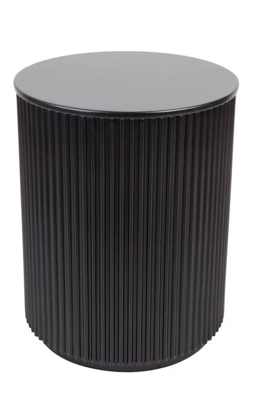 Ribbed Round Stool