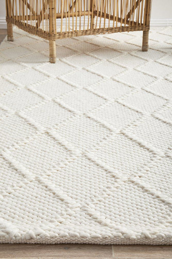 Hurlston White Rug