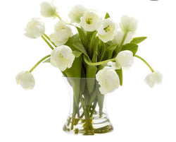 Tulips in Vase Arrangement