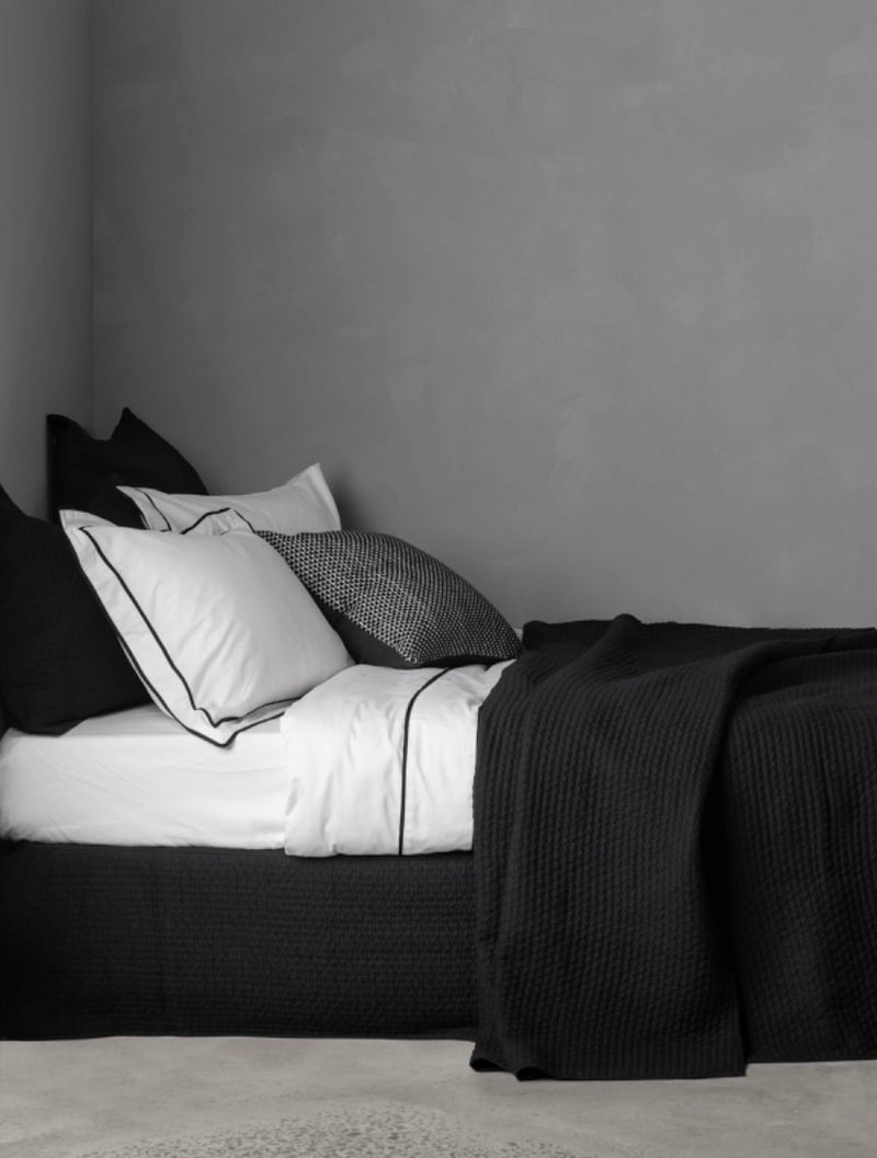 Grosgrain Black Duvet Cover Sets