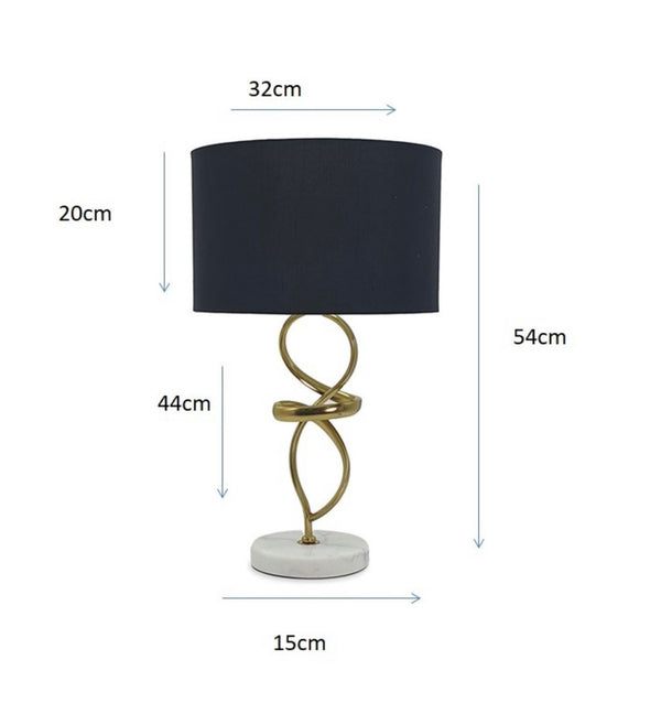 Abstract Marble Table Lamp