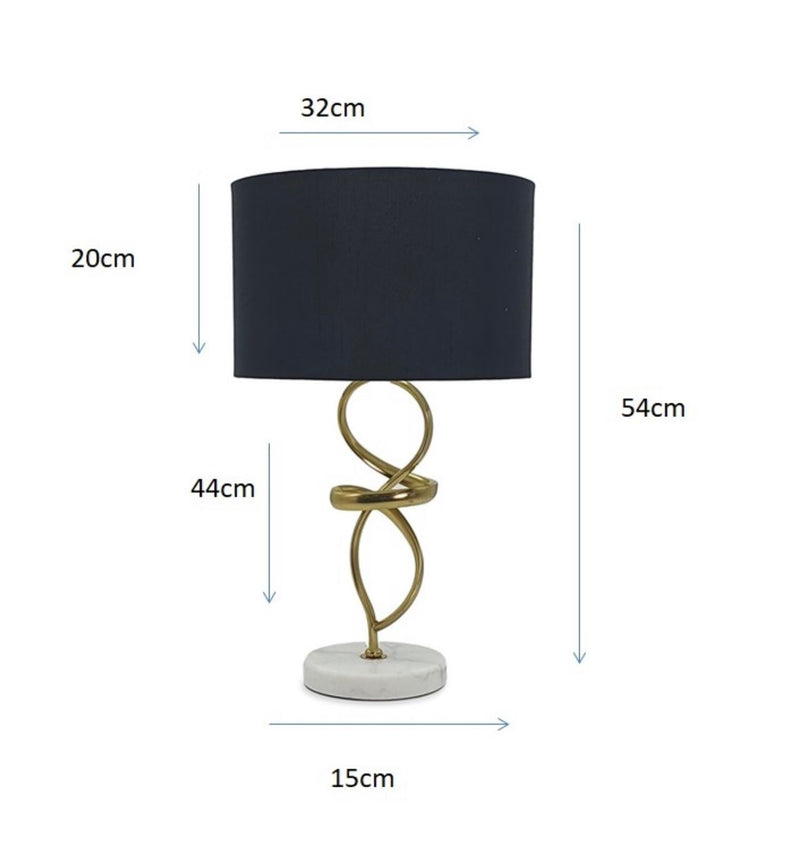 Abstract Marble Table Lamp
