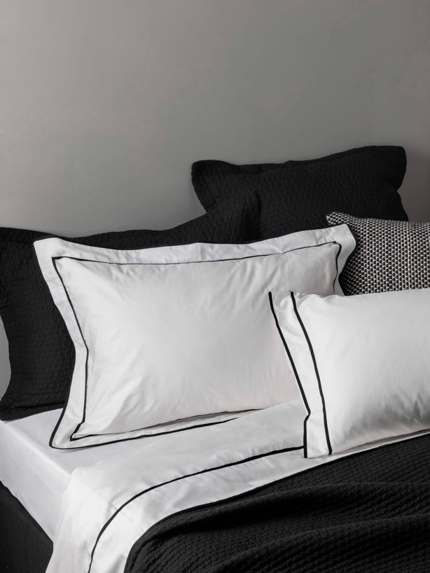 Grosgrain Black Duvet Cover Sets