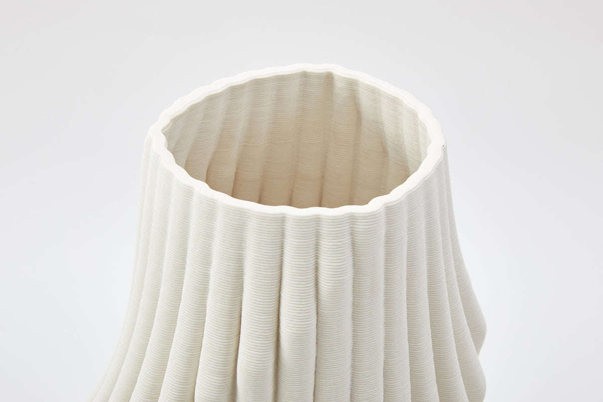 Plume Vase Ivory