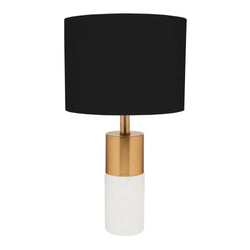 Carlo Marble Lamp Black