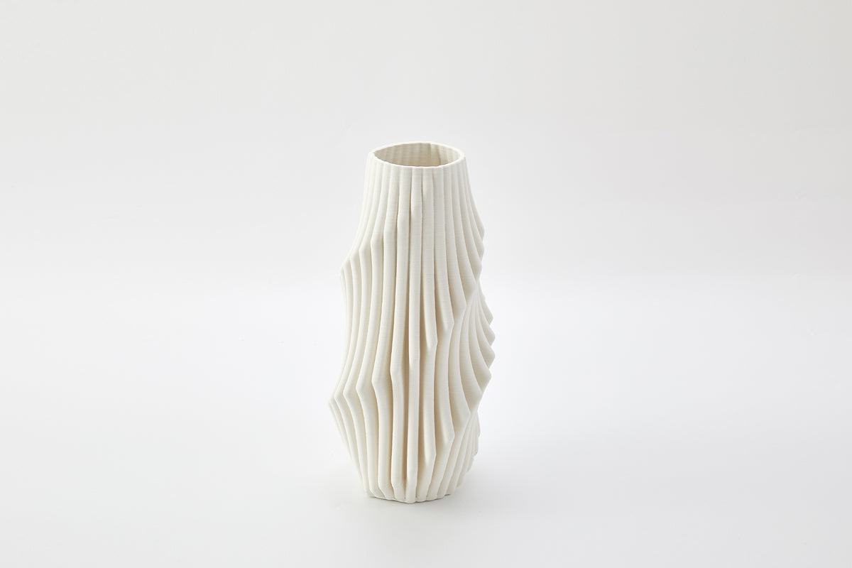Plume Vase Ivory
