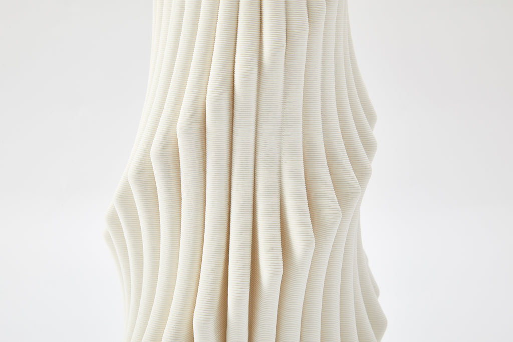 Plume Vase Ivory