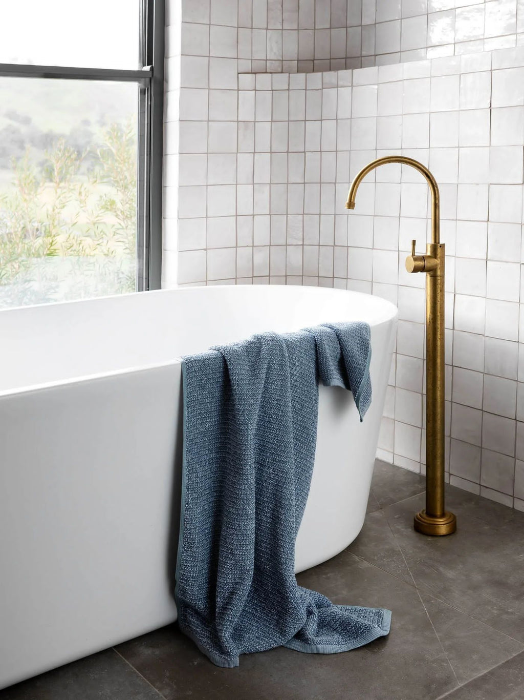 Tweed Marine Hand & Bath Towels